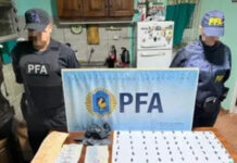 La Federal desbarató un “kiosco narco” familiar en Goya y detuvo a cuatro personas