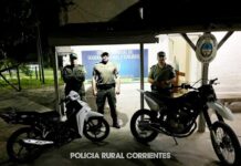 Operativo en Ruta 38: Policía Rural de Goya Recupera Dos Motocicletas Robadas en Buenos Aires