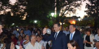 Mariano Hormaechea pidió participacion y coraje para seguir construyendo Goya