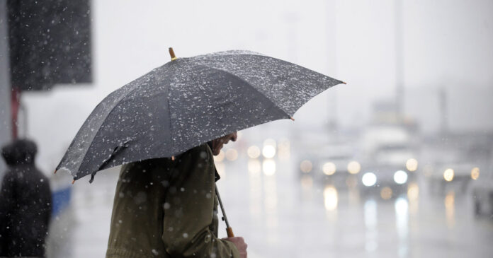 lluvia en goya