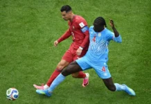 R.D. Congo dio el golpe y se lo empató a Portugal