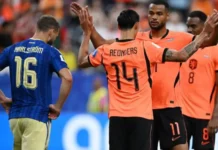 Países Bajos le ganó a Suecia 5 a 1 por la fase de grupos