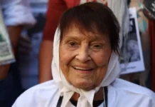 Murió Taty Almeida, presidenta de Madres de Plaza de Mayo