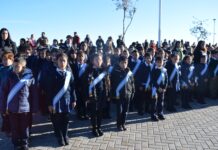 Goya honró el día de la bandera y la memoria de su creador Manuel Belgrano