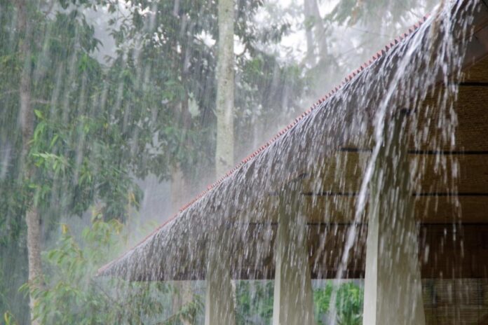 lluvia en goya
