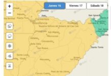 Doble alerta amarilla por fuertes vientos y un «veranito» en Corrientes