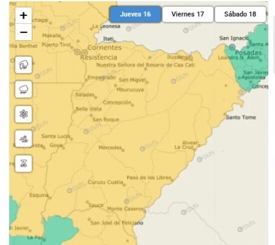 alerta amarilla