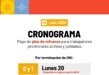 A partir del lunes 20, Gobierno de Corrientes paga Plus de Refuerzo