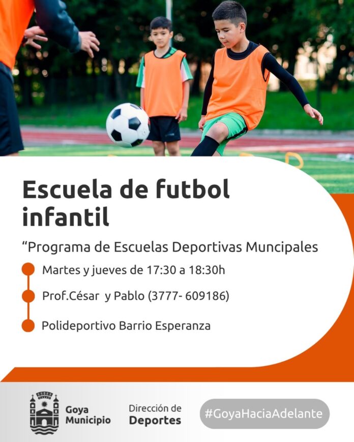 programa de escuela de futbol