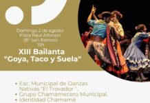 La XIII bailanta “Goya, taco y suela” llega a plaza Raúl Alfonsín del barrio San Ramón