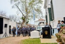 10º ANIVERSARIO DE LA UNIDAD PENAL 8: el intendente Hormaechea junto al viceintendente Mazzaro participó del acto protocolar