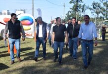 57ª EXPO RURAL: El Intendente Hormaechea junto al ministro de la Producción Walter Chávez participaron del acto inaugural