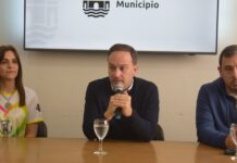 4ª CARRERA ONCO INFANTO JUVENIL: El intendente Mariano Hormaechea presidió la presentación del desafío deportivo solidario