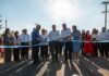 El Gobernador inauguró la pavimentación del acceso a la maderera Zozzoli en Santo Tomé