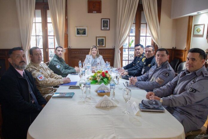 reunion por seguridad de la visita del papa