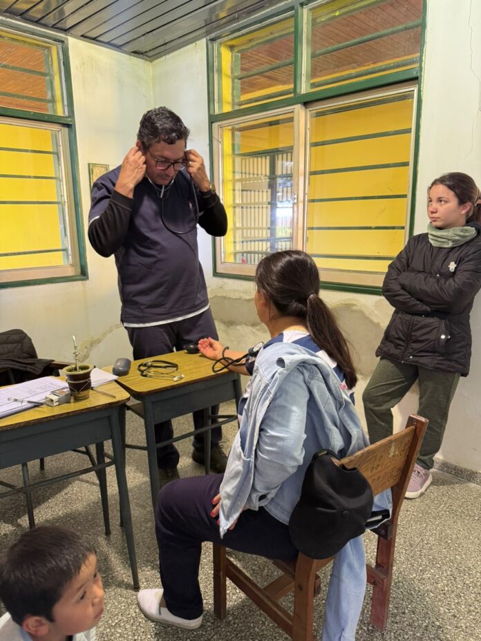 dispositivo medico en zona rural