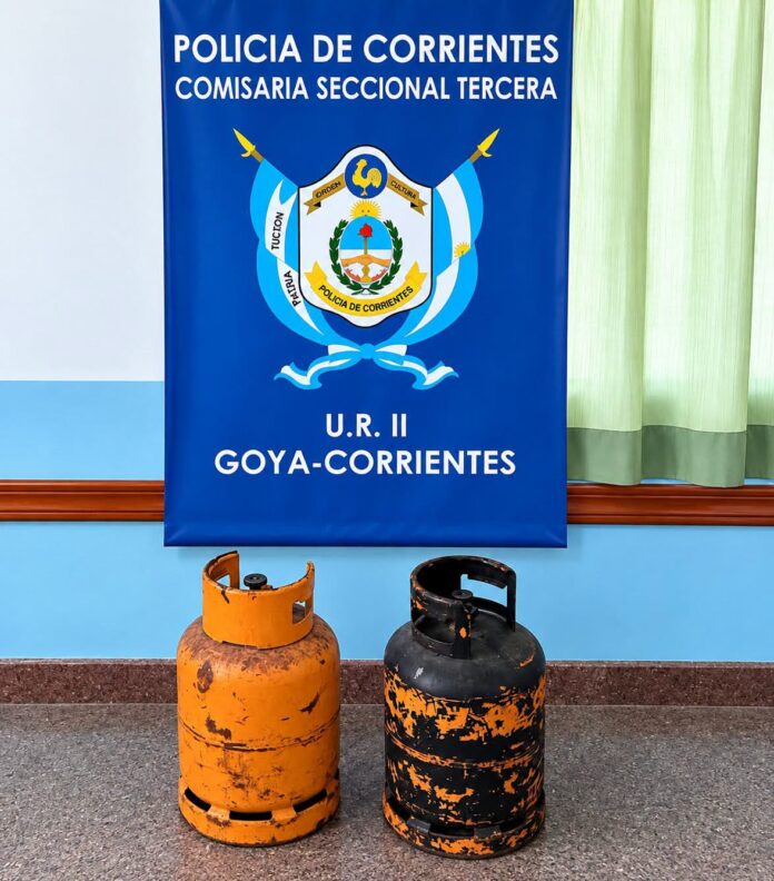 policia recupera garrafa