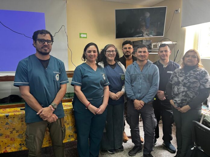 charla en hospital geriatrico