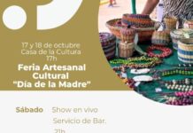 Todo para Mamá: feria artesanal y música en vivo este sábado 17 y domingo 18 en Casa de la Cultura