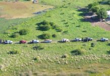 Impresionante operativo con drones para hallar a la docente desaparecida en zona rural de Pueblo Libertador