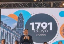 PRIMERA RADICACIÓN HISTÓRICA DE GOYA: se dispuso asueto administrativo y escolar para el 9 de noviembre