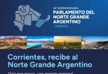Región NOA-NEA:Corrientes es sede de la 60 Sesión Plenaria del Parlamento Norte Grande