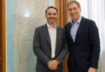 Santilli continuó con las reuniones con gobernadores: los ejes