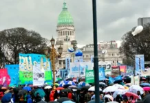 Marcha Federal Universitaria: Estudiantes y docentes volvieron a las calles para reclamar por la Ley de Financiamiento Universitario