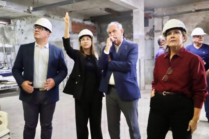 obras en el hospital escuela