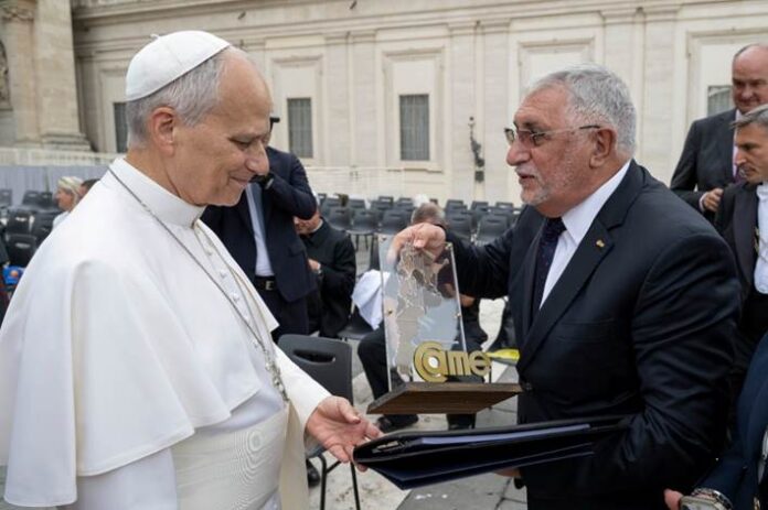 presidente de came y papa leon